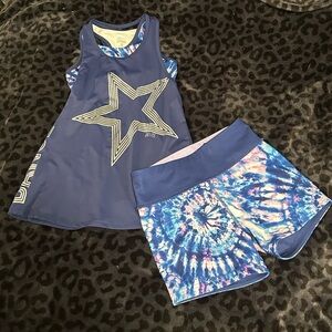 Girls 2 pc dance set